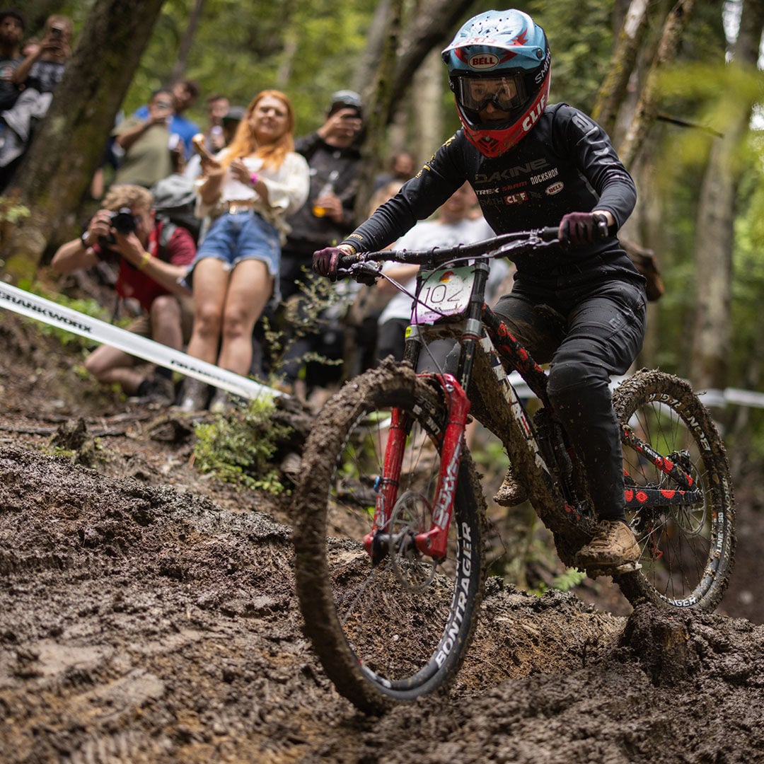 Proteam athlete Casey Brown riding at Crankworx Whistler, Canada