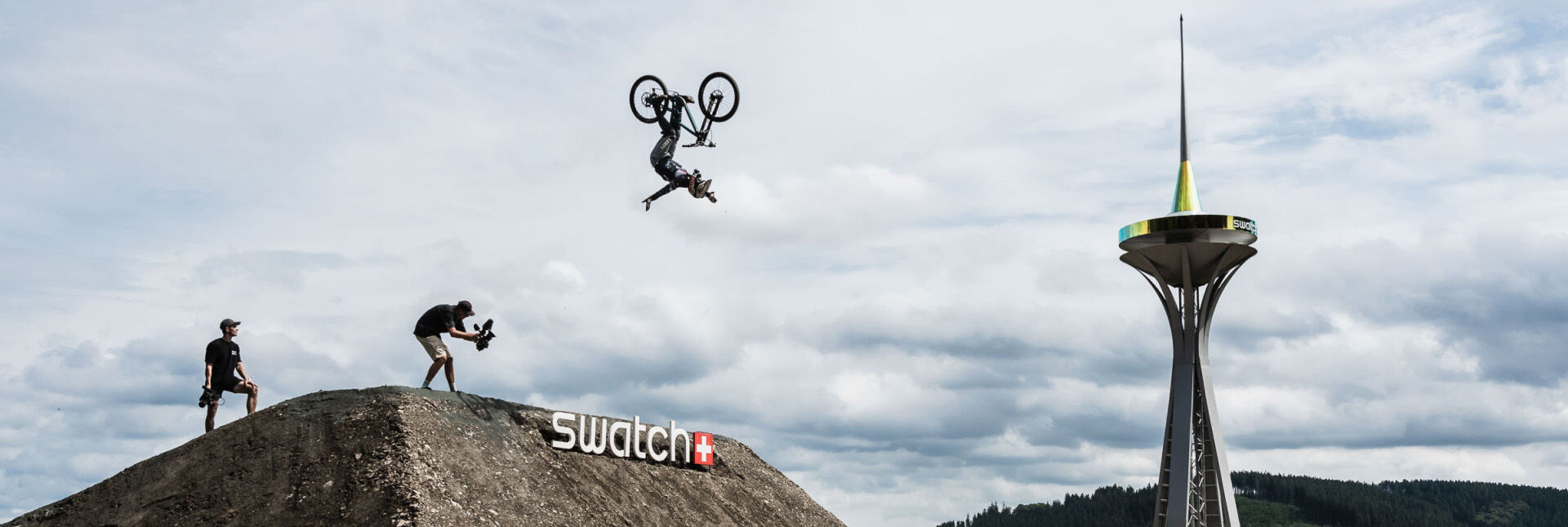 Rider at Swatch Nines MTB