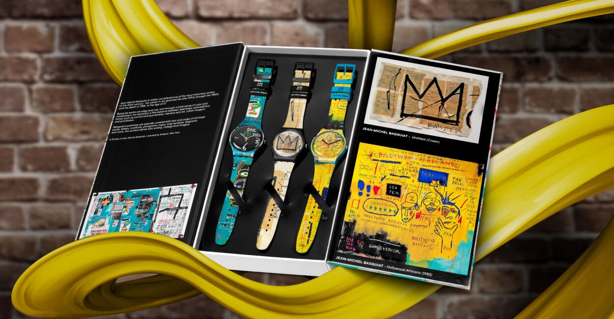 Swatch X Basquiat special set